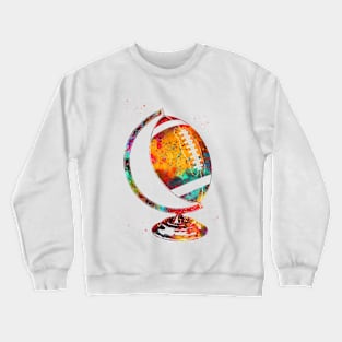 American Football Globe Crewneck Sweatshirt